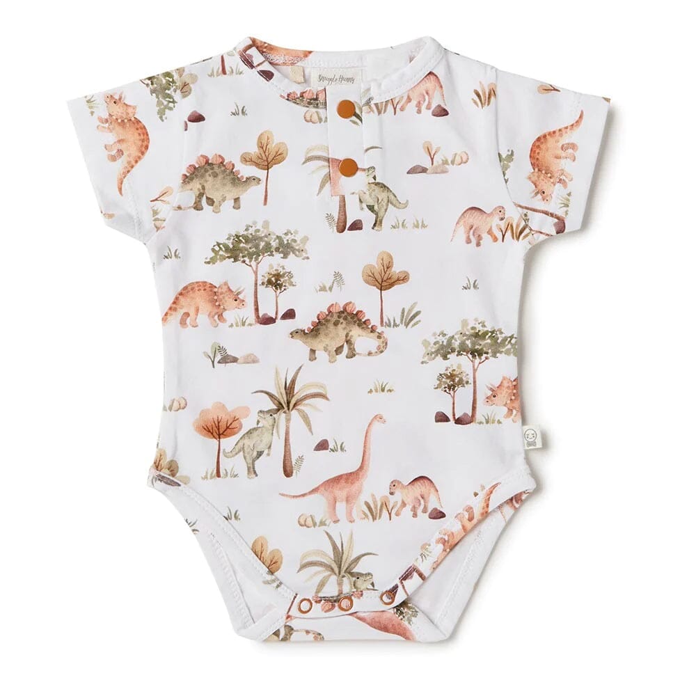 Dino SS Organic Bodysuit