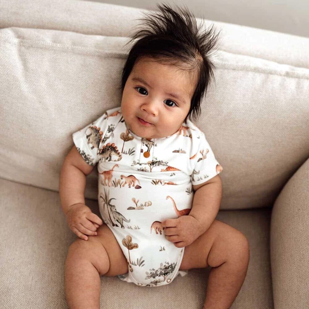 Dino SS Organic Bodysuit