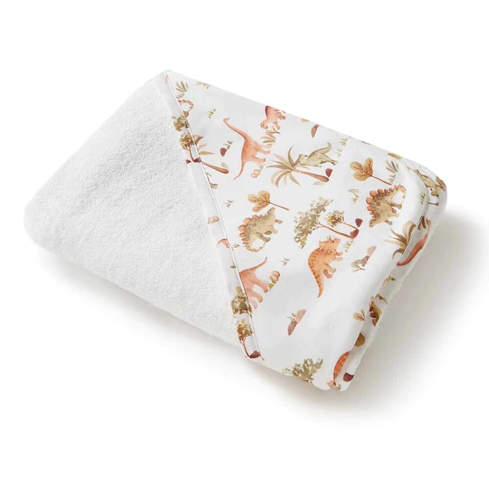 Dino Organic Hooded Baby Towel