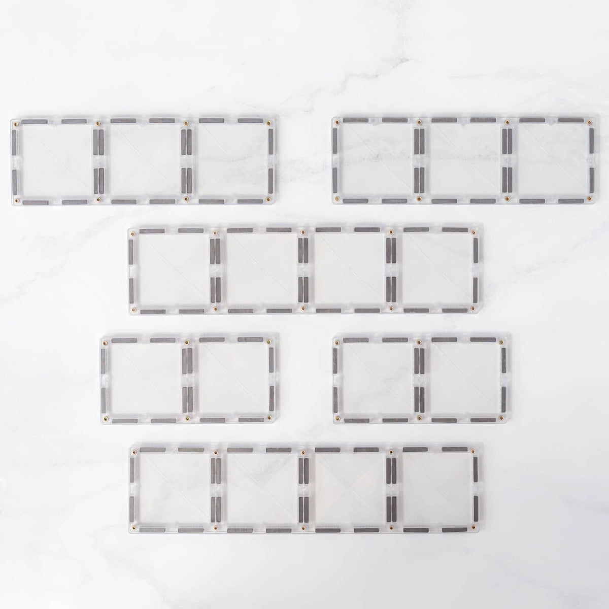 Clear Rectangle Pack 12 Piece