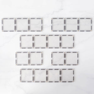 Clear Rectangle Pack 12 Piece