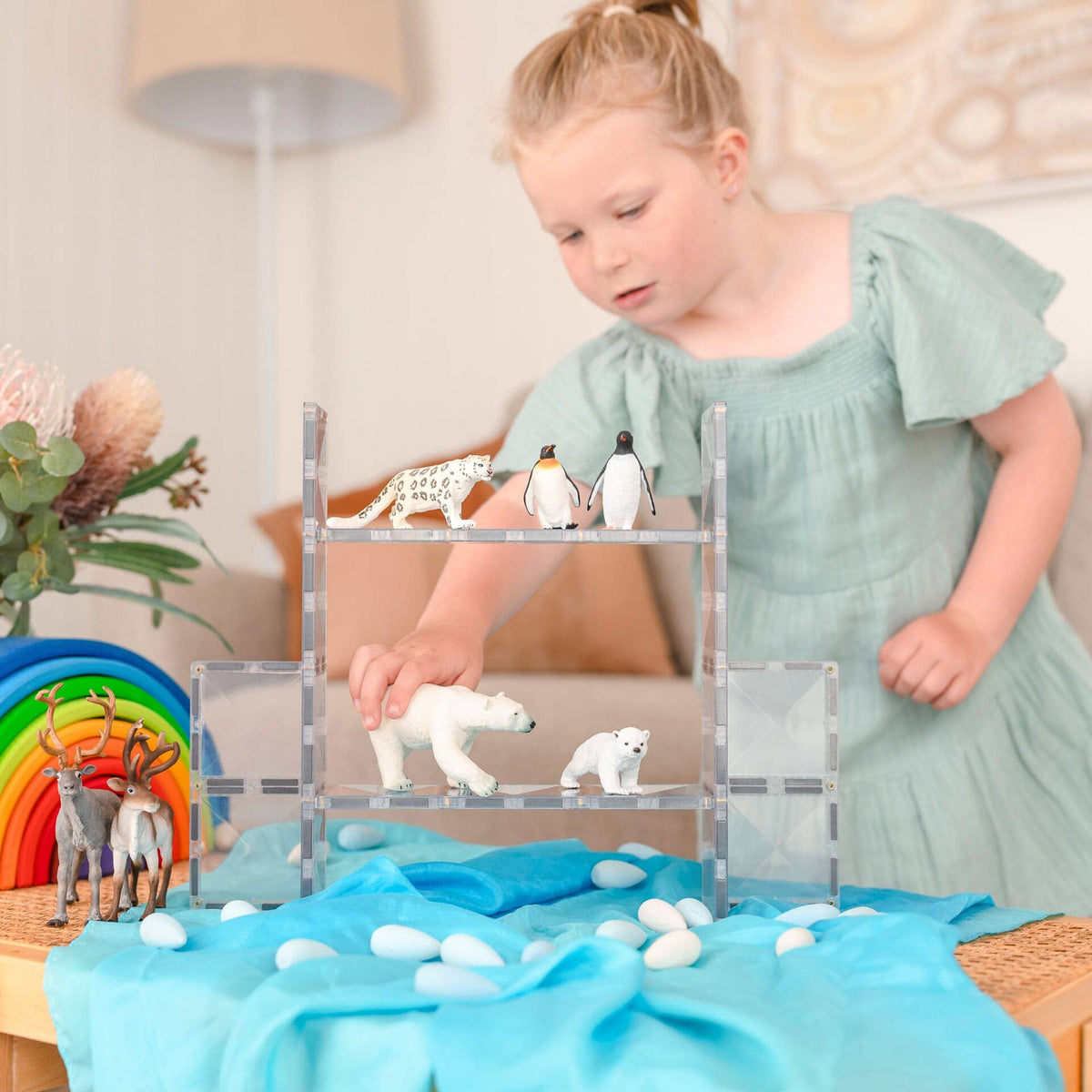 Clear Rectangle Pack 12 Piece