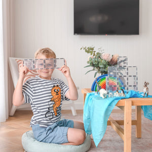 Clear Rectangle Pack 12 Piece