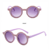 Miss Plaid Sunglasses (Purple)