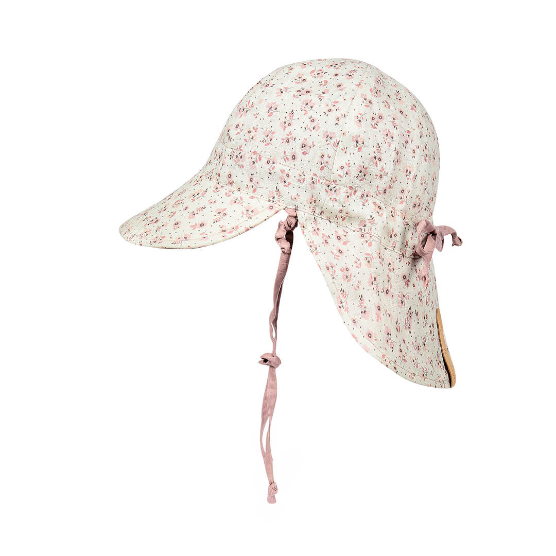 Lounger Baby Reversible Flap Sun Hat (Ruby/Rosa)