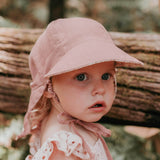 Lounger Baby Reversible Flap Sun Hat (Ruby/Rosa)