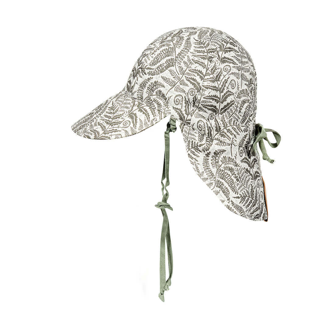 Lounger Baby Reversible Flap Sun Hat (Fern/Moss)