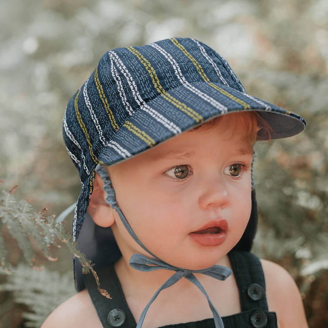 Lounger Baby Reversible Flap Sun Hat (Stanford/Steele)