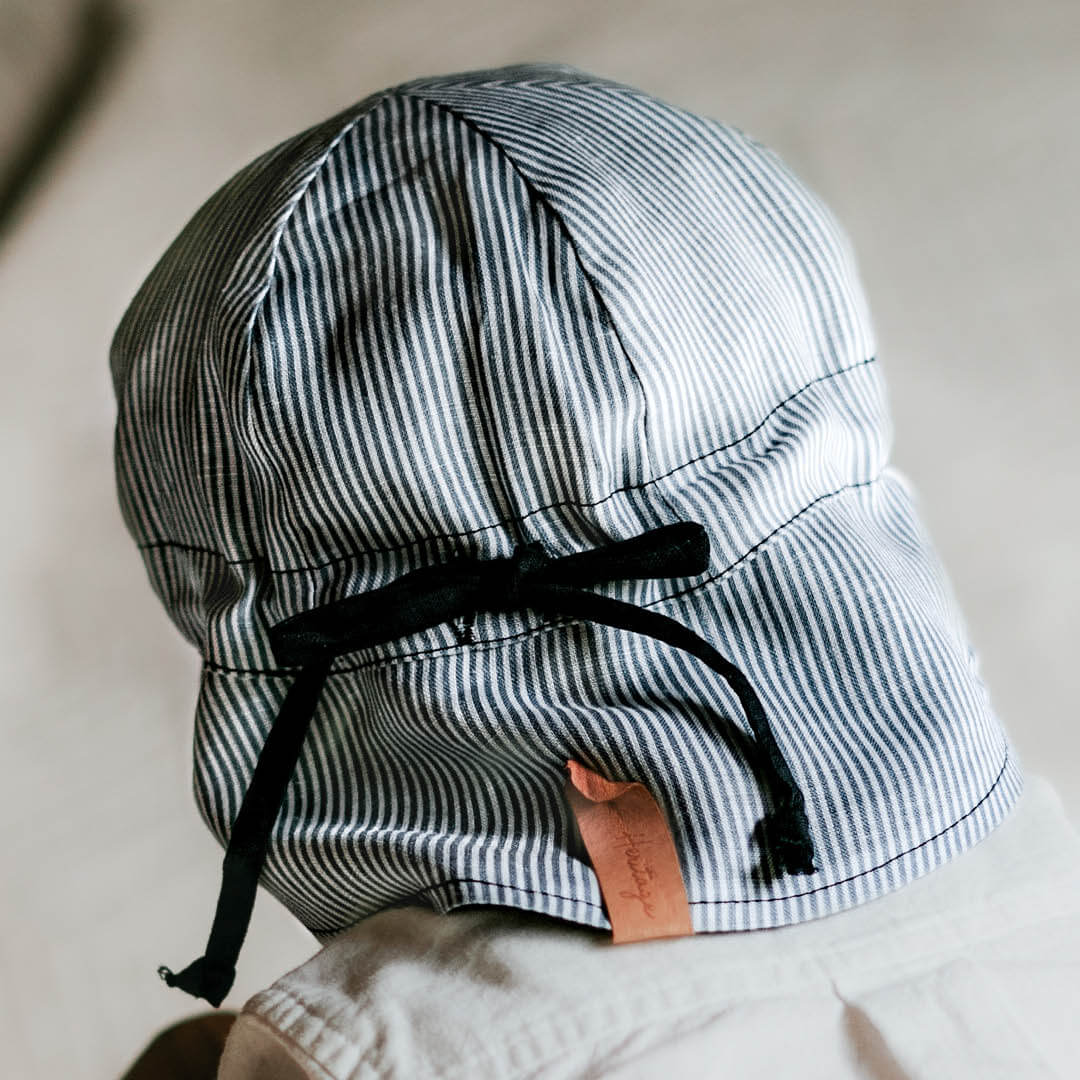 Lounger Baby Reversible Flap Sun Hat (Charlie/Indigo)