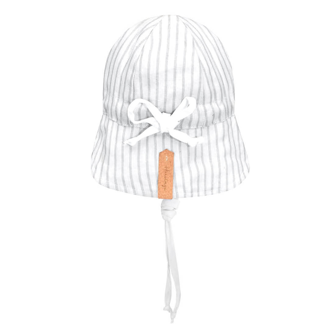 Lounger Baby Reversible Flap Sun Hat (Finley/Blanc)