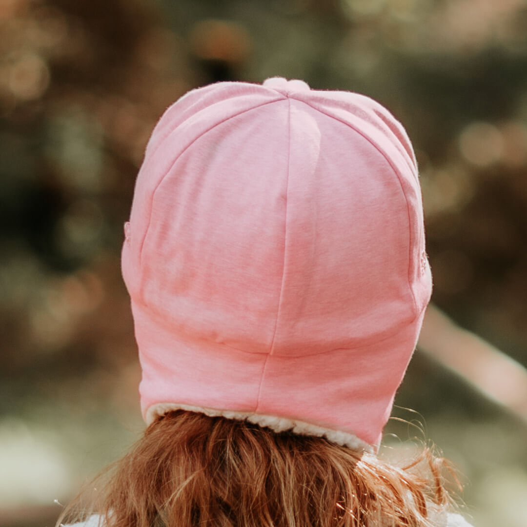Fleecy Legionnaire With Strap (Baby Pink Marle)