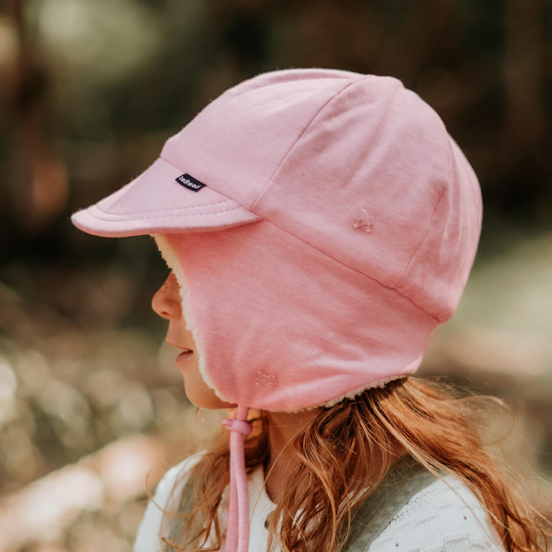 Fleecy Legionnaire With Strap (Baby Pink Marle)