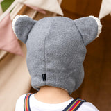 Koala Fleecy Beanie (Grey Marle)