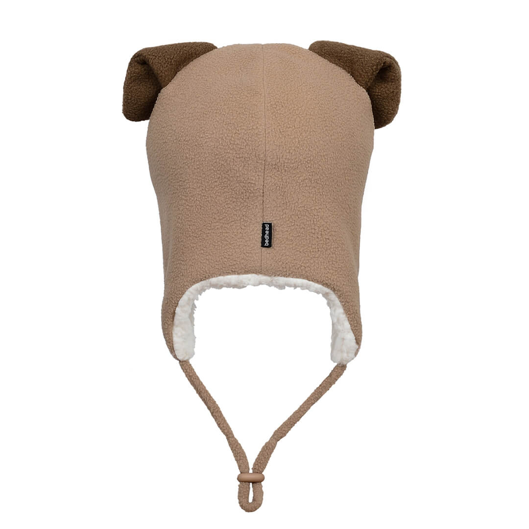 Puppy Fleecy Beanie (Brown)
