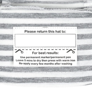 Classic Bucket Sun Hat (Grey Stripe)