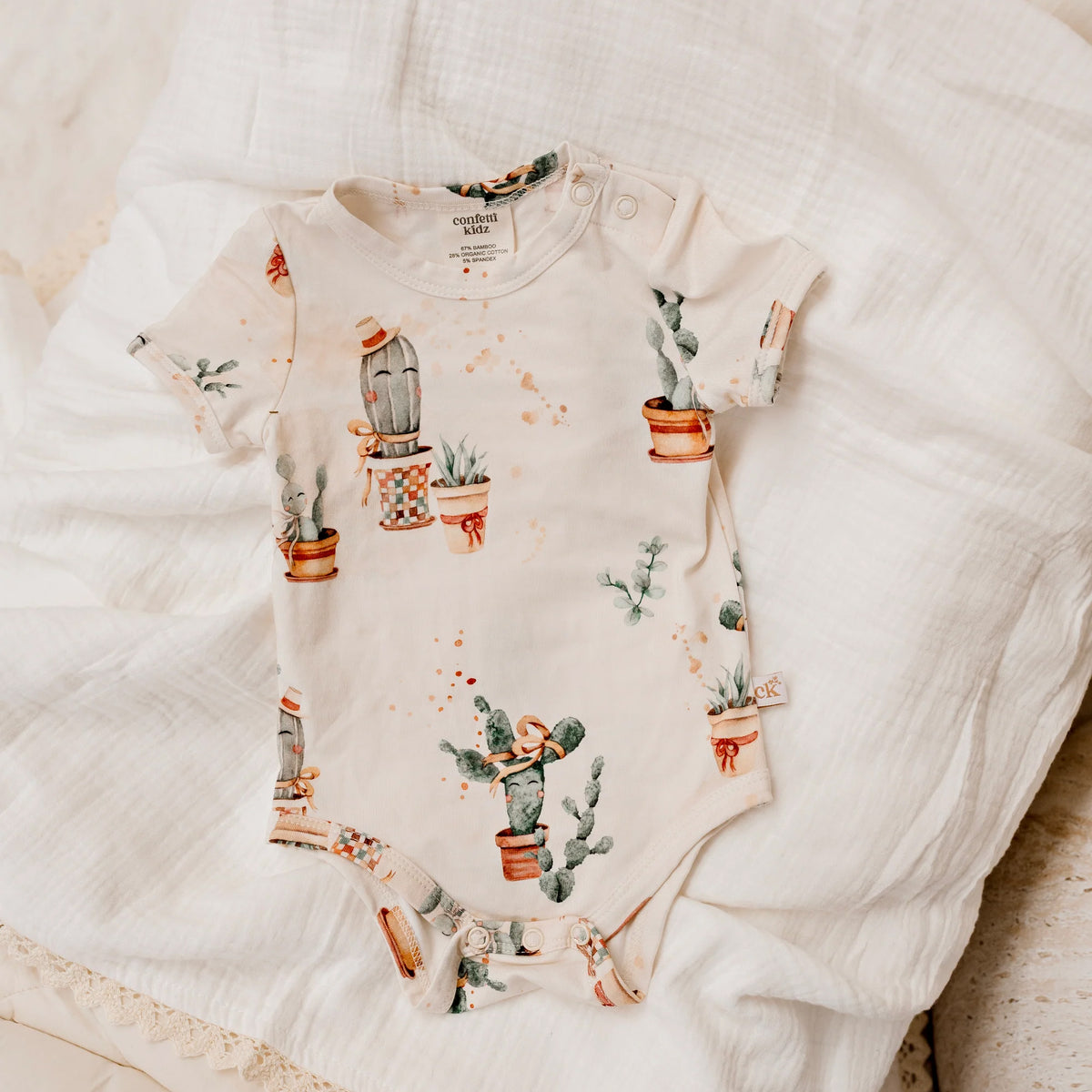 Happy Cactus Bodusuit