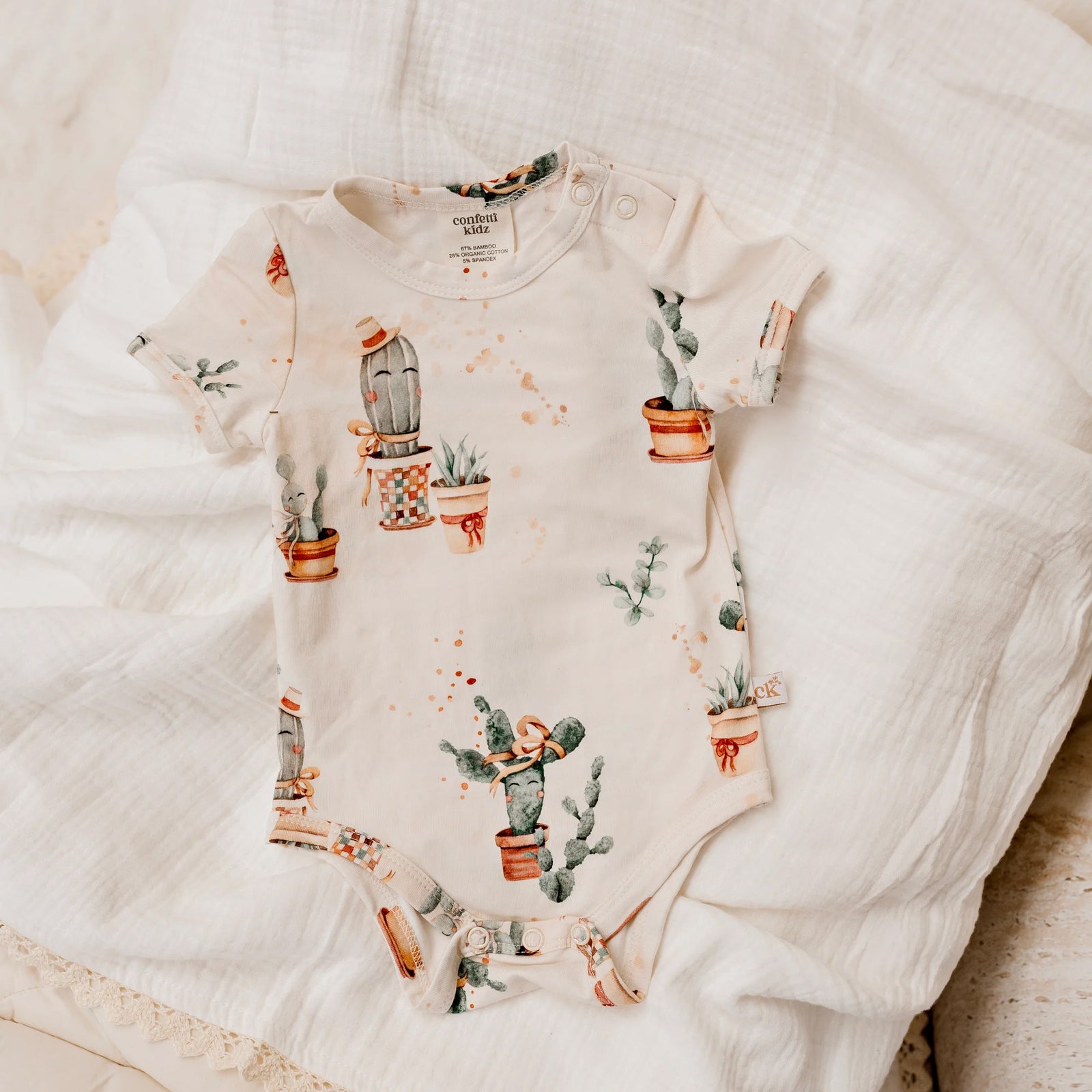 Happy Cactus Bodusuit