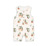 Happy Cactus Sleeveless Romper