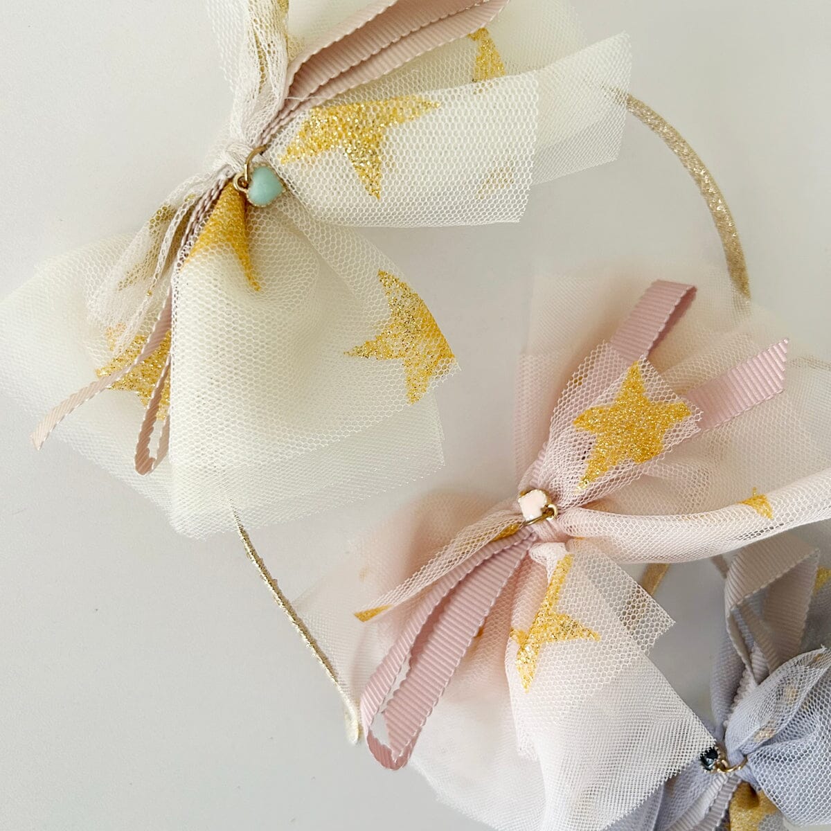 Star Tulle Bow Headband (3 Colours)