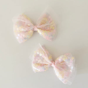 Sequin Flower Bow (2 Options)