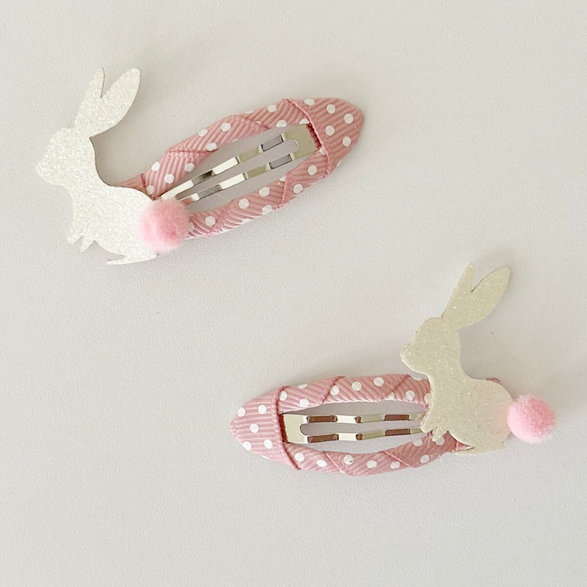 Bunny Dot Hair Clips
