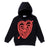 Hearts On Hearts Furry Hood