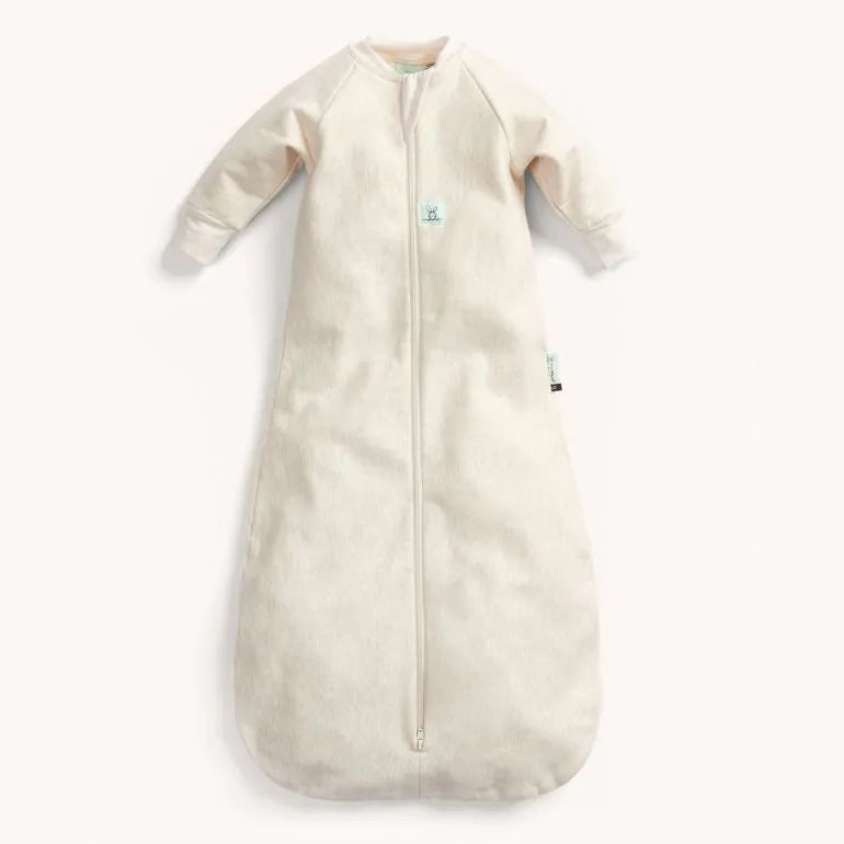 Jersey Sleeping Bag Sleeved 1.0 tog (Oatmeal Marle)