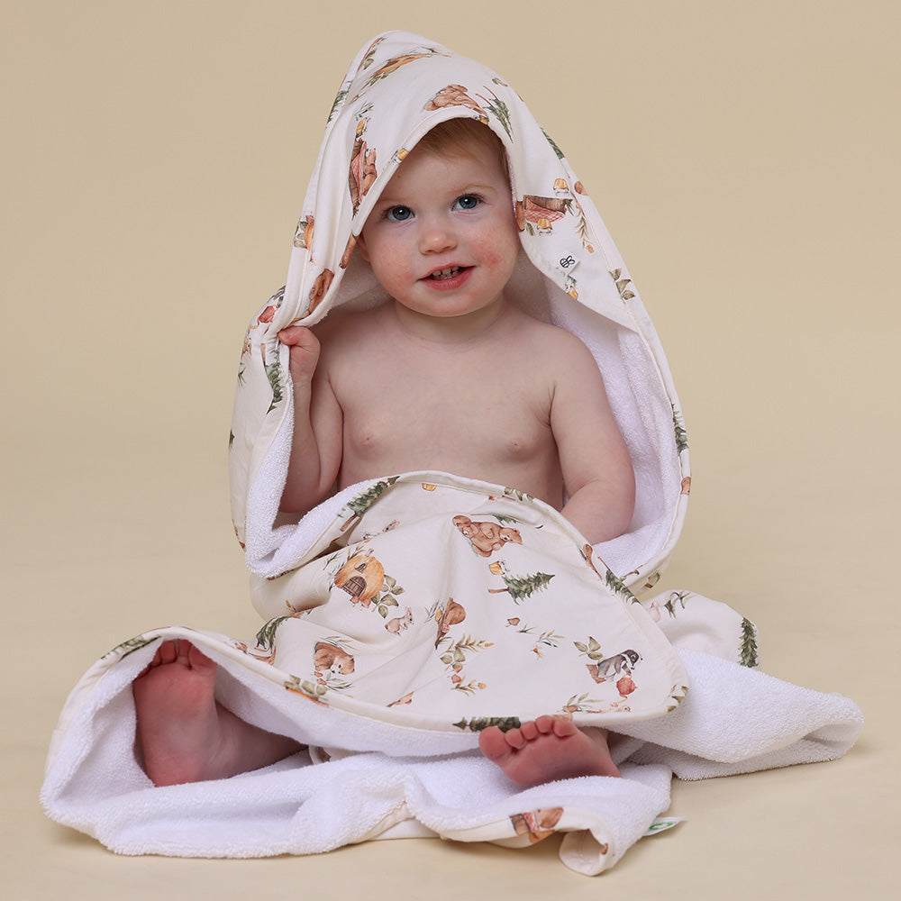 Bears Hooded Baby Towel