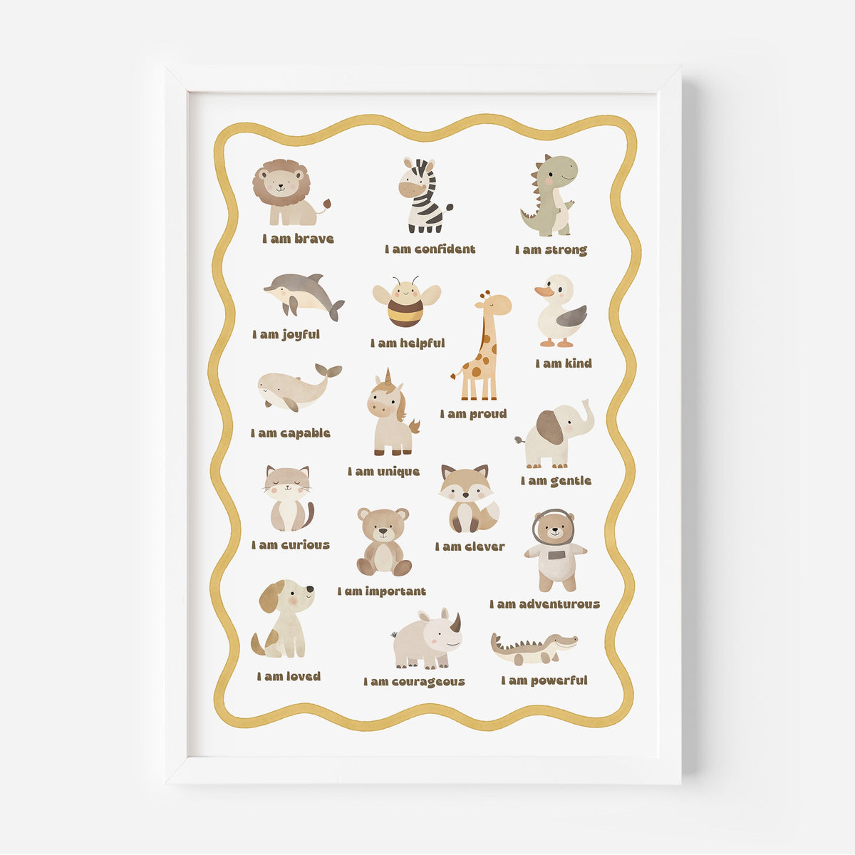 Positive Affirmation A3 Poster