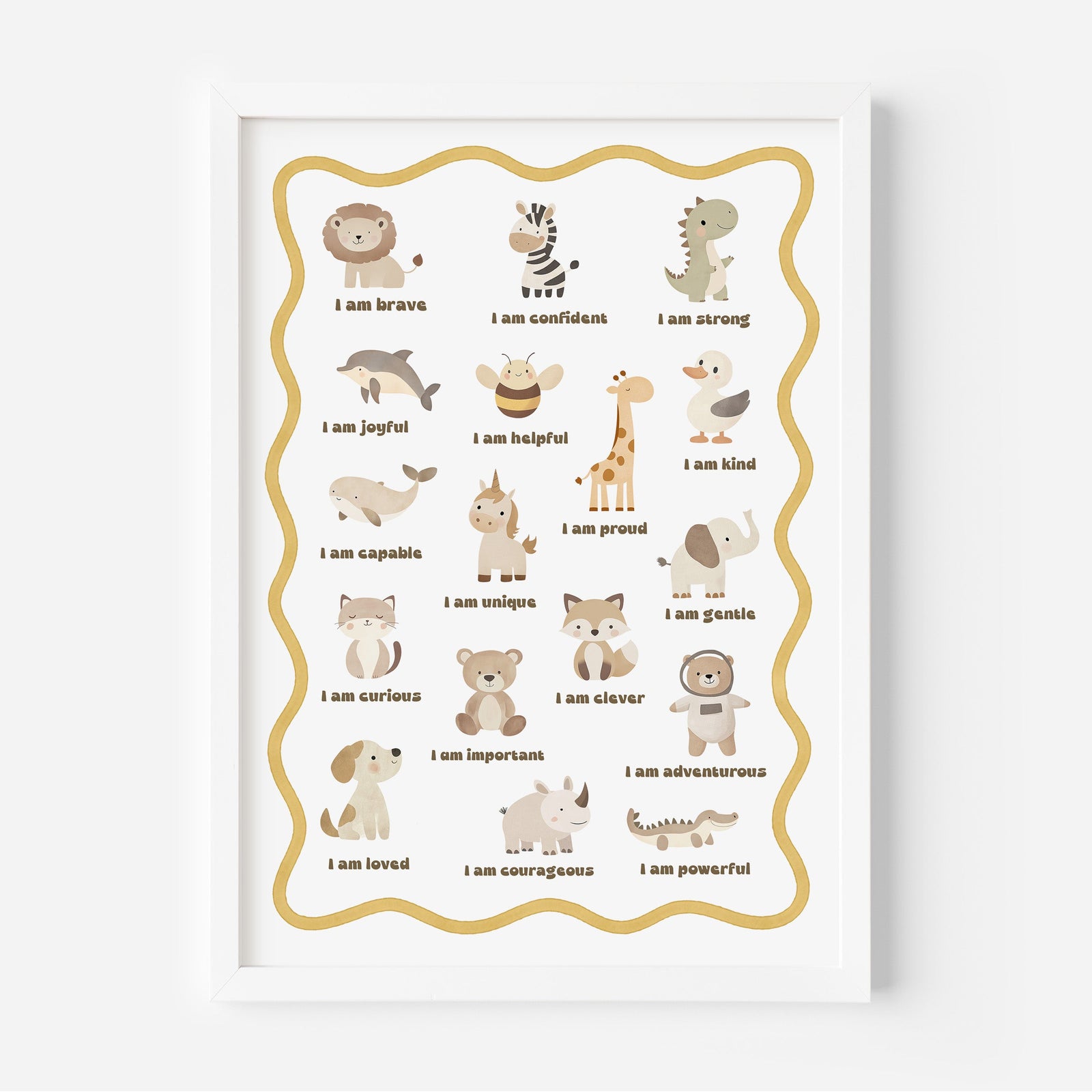 Positive Affirmation A3 Poster