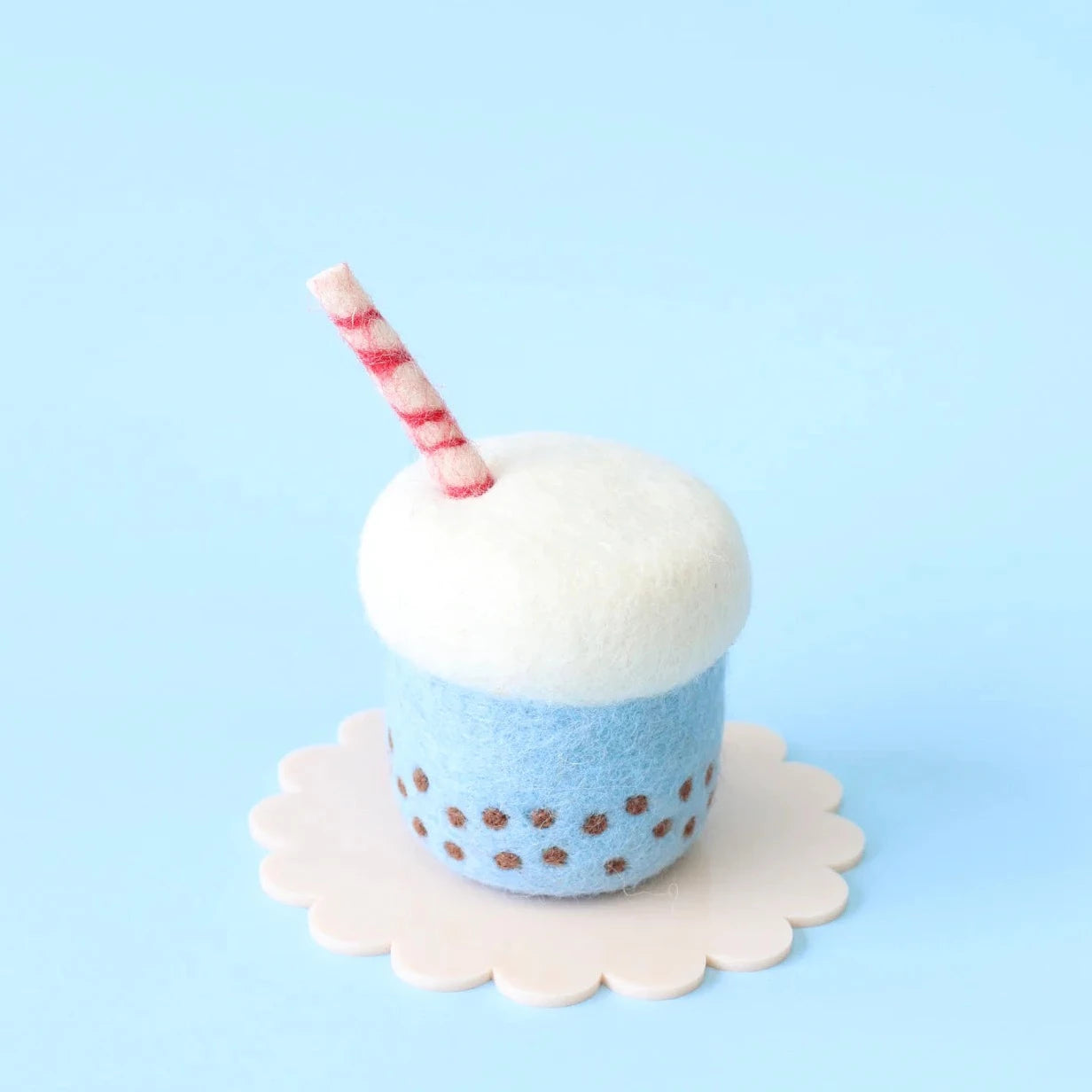 Felt Bubble Tea - Butterfly Pea