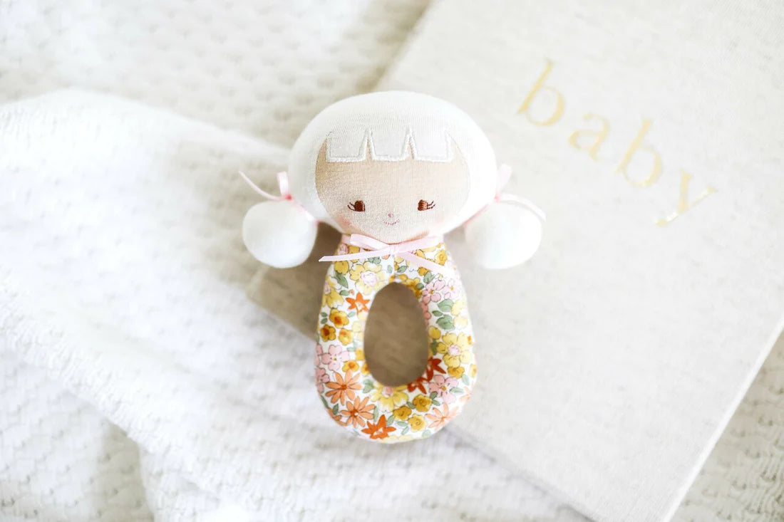Audrey Grab Rattle (Sweet Marigold)