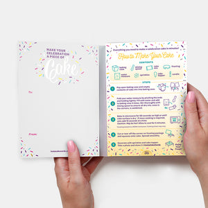 Insta Cake Lets Celebrate Card Gold - Vanilla Confetti