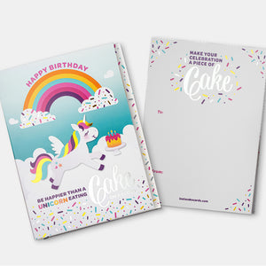 Insta Cake Happy Birthday Unicorn Vanilla