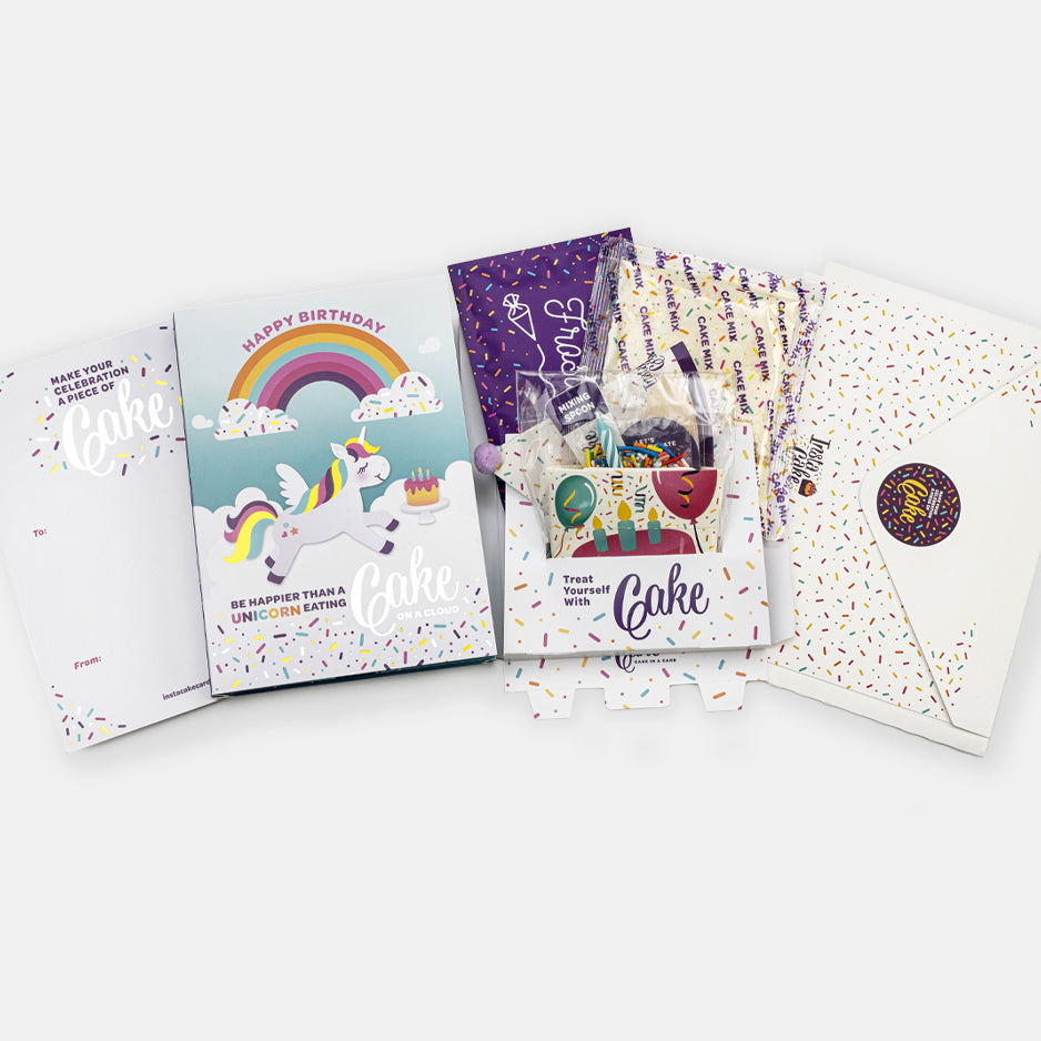 Insta Cake Happy Birthday Unicorn Vanilla