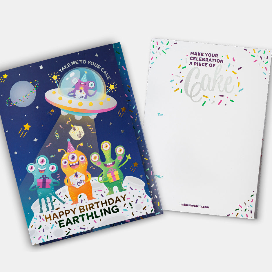 Insta Cake Happy Birthday Out of this world Vanilla