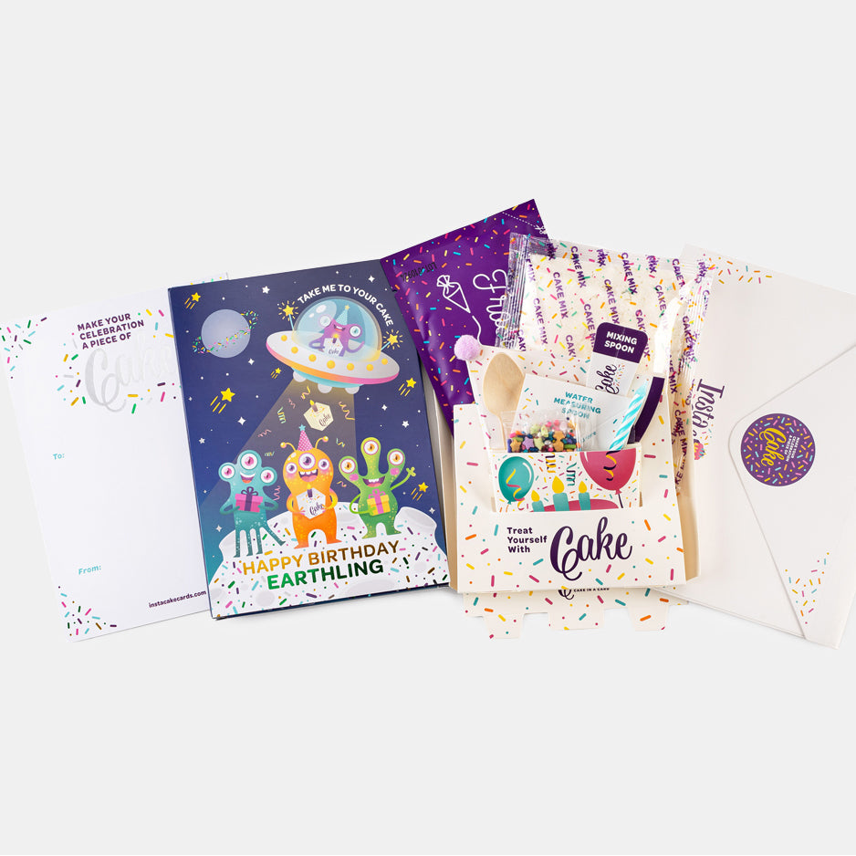 Insta Cake Happy Birthday Out of this world Vanilla