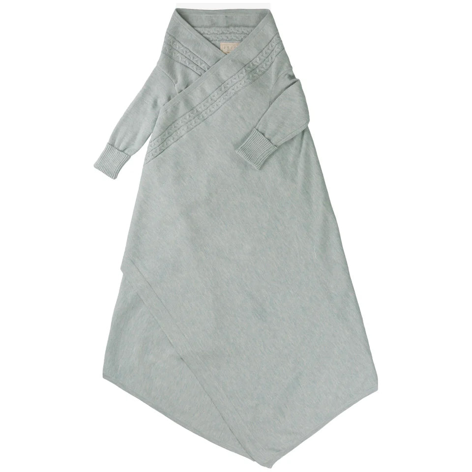 Cable Edge Shwrap (Pale Green)