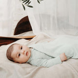 Cable Edge Shwrap (Pale Green)