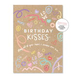 Birthday Kisses Greeting Card