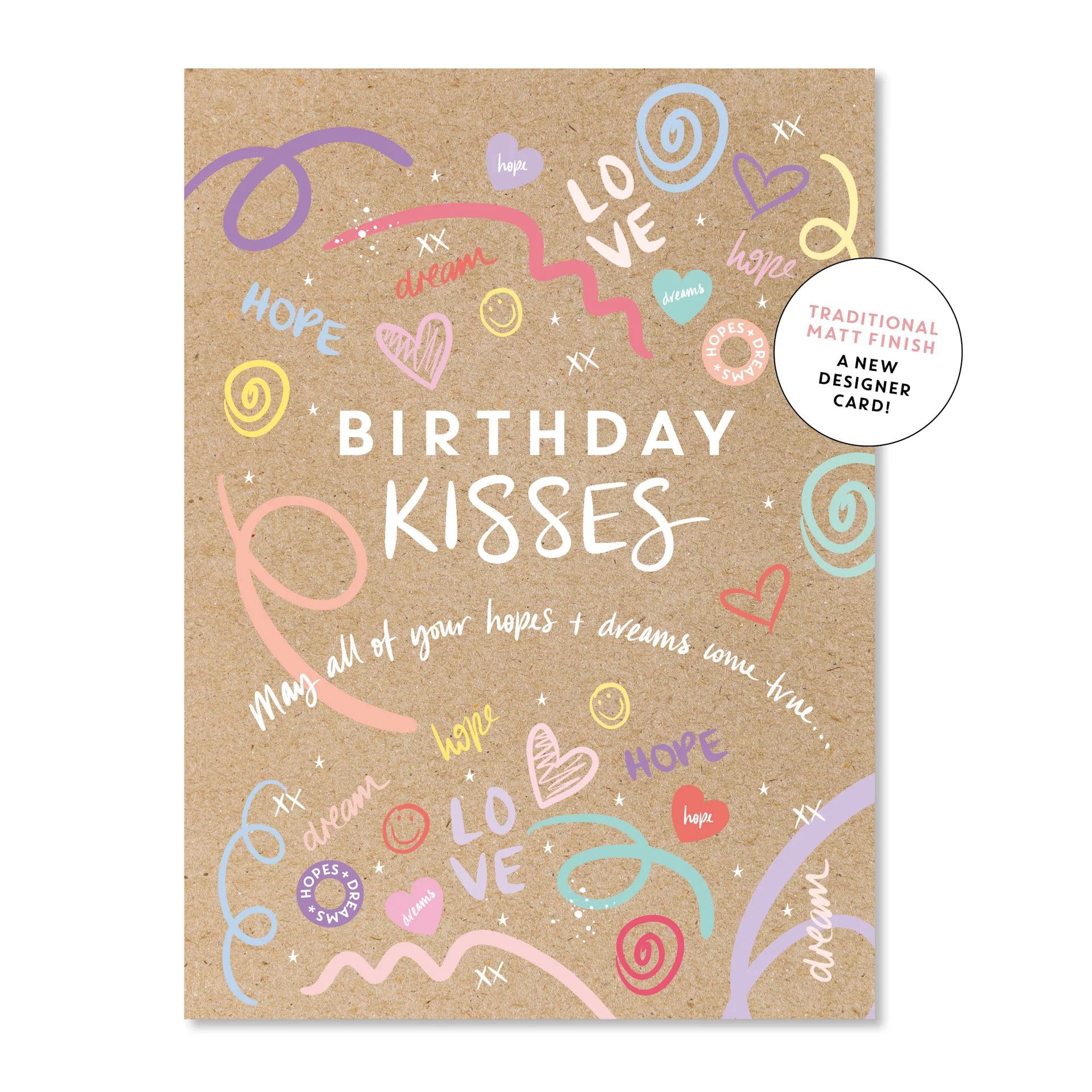 Birthday Kisses Greeting Card