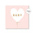 Baby Heart Balloon Pink Small Greeting Card