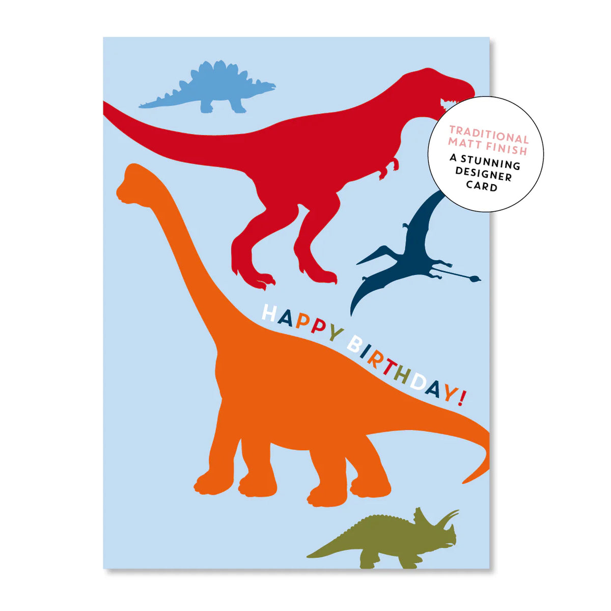 Dinosaur Birthday Greeting Card