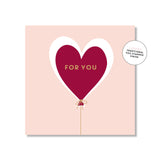 For You Heart Small Greeting Card