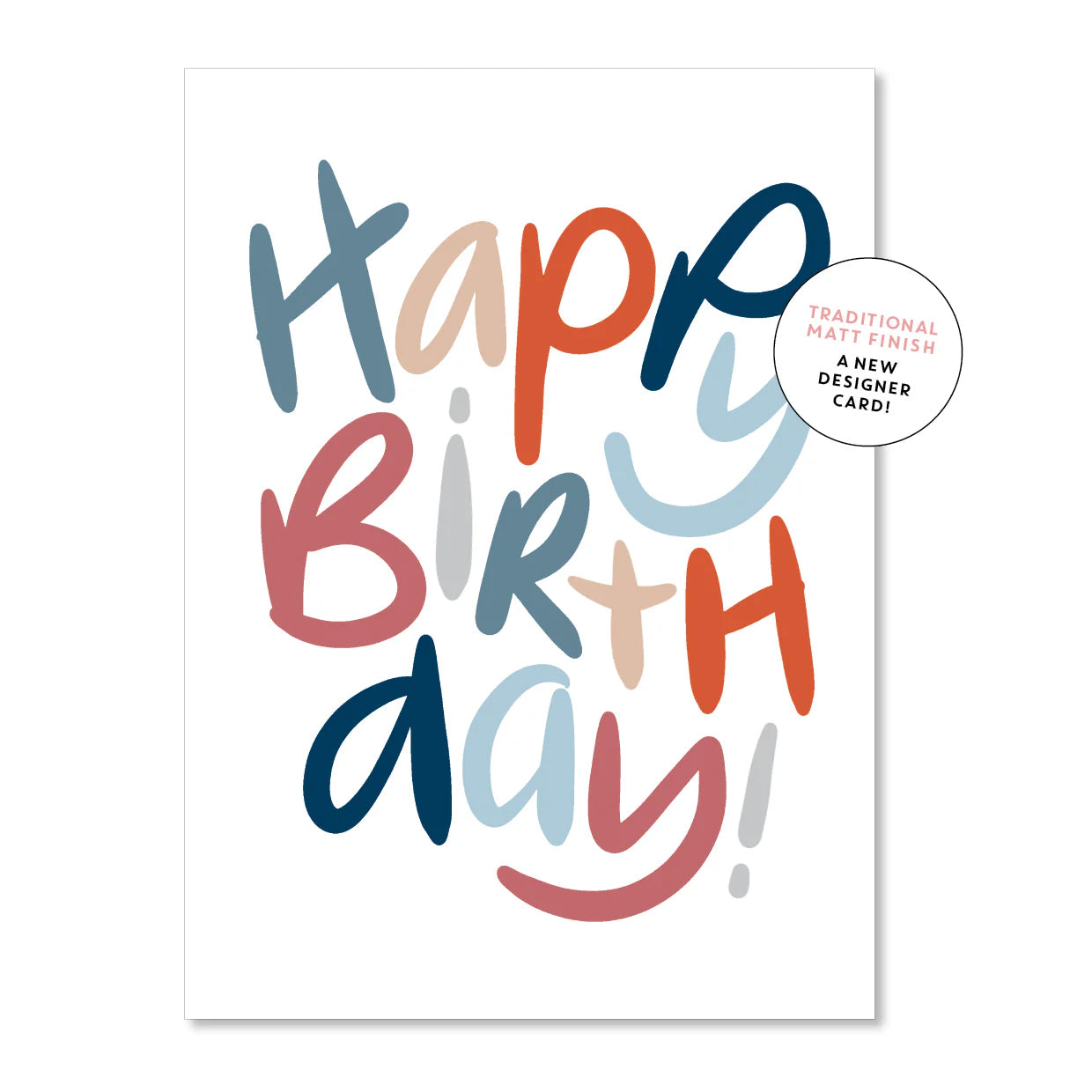HBD Letters Greeting Card
