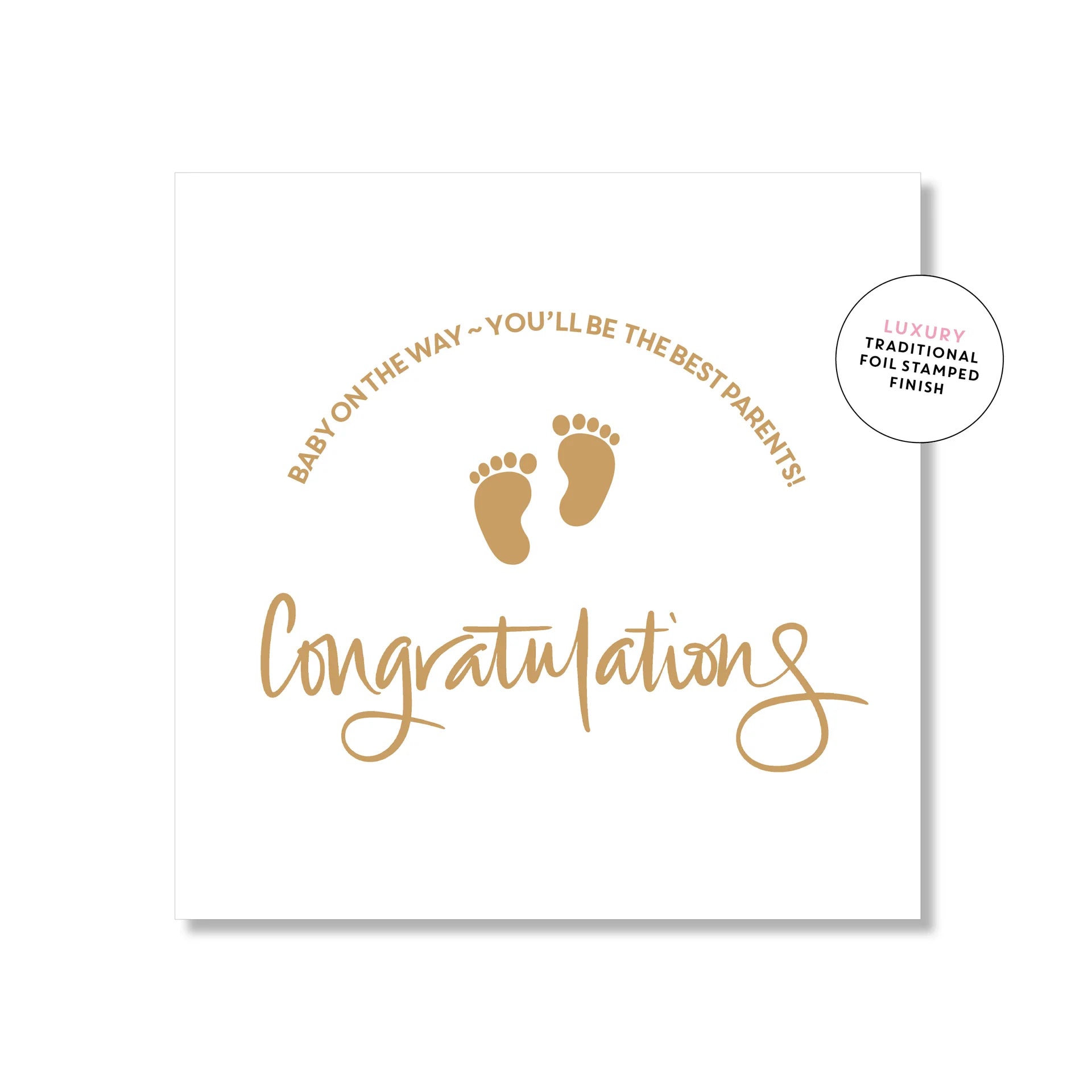 Baby On The Way Small Greeting Card