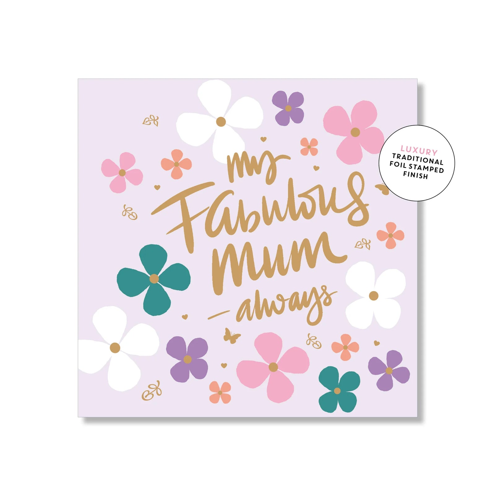 My Fabulous Mum Small Greeting Card