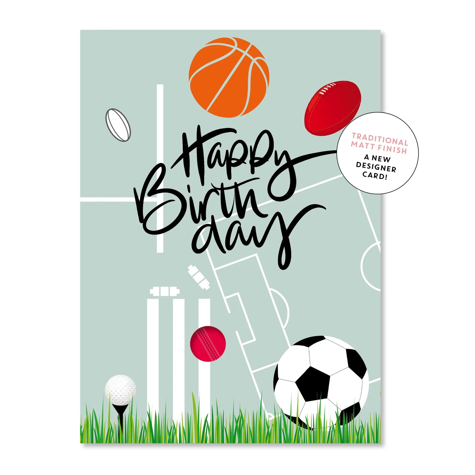 Sporty Birthday Greeting Card