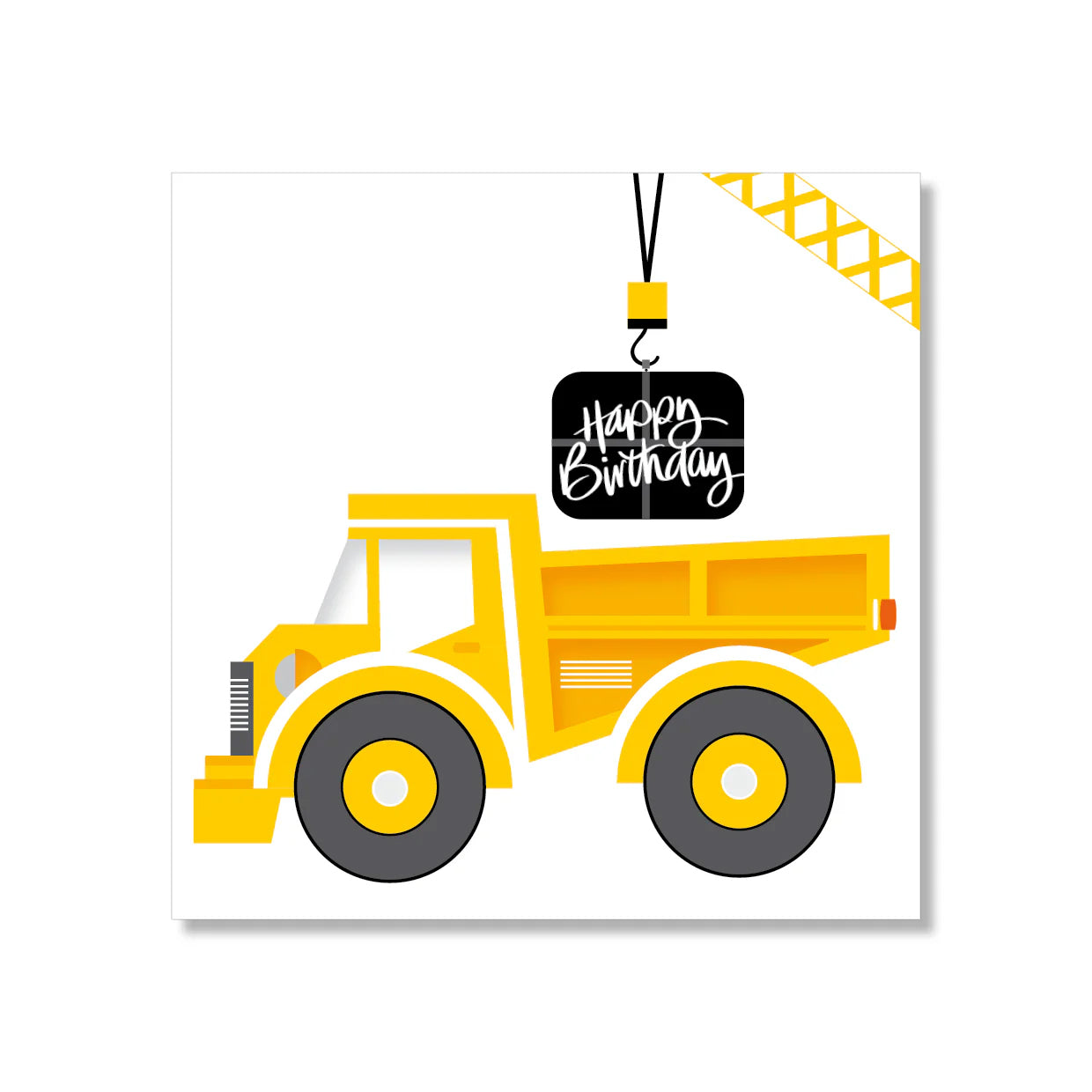Tip Truck Birthday Small Greeting Card
