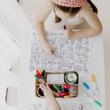 Silicone Colouring Mat (Princess & Fairy)